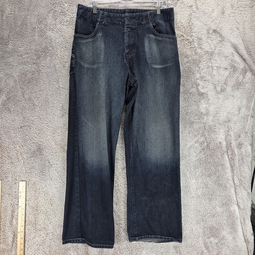 VTG Levis Jeans Mens 34x30 Blue Made in Japan 7702-20 Wide Leg Baggy Indigo Y2K